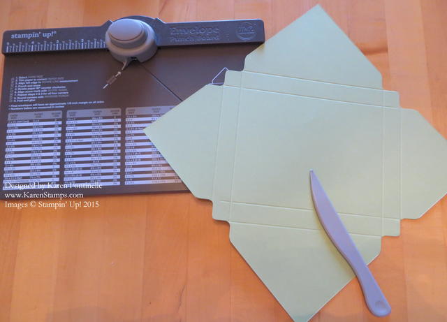 Playing with Envelope Punch Board + A Card