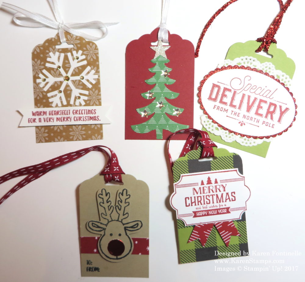 North Pole Christmas Labels for Mini Pizza Box and Gifts