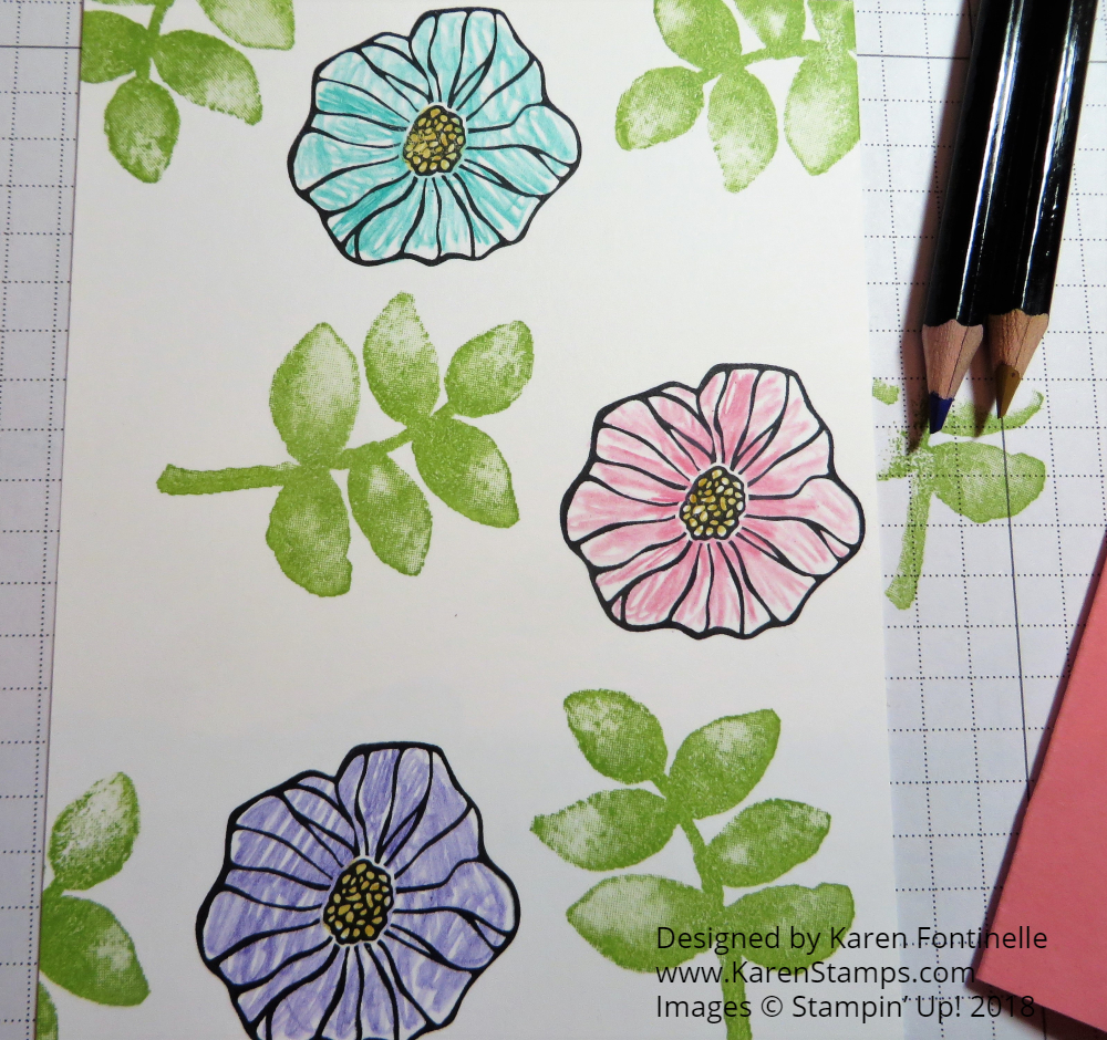 Coloring With the Stampin' Up! New Watercolor Pencils