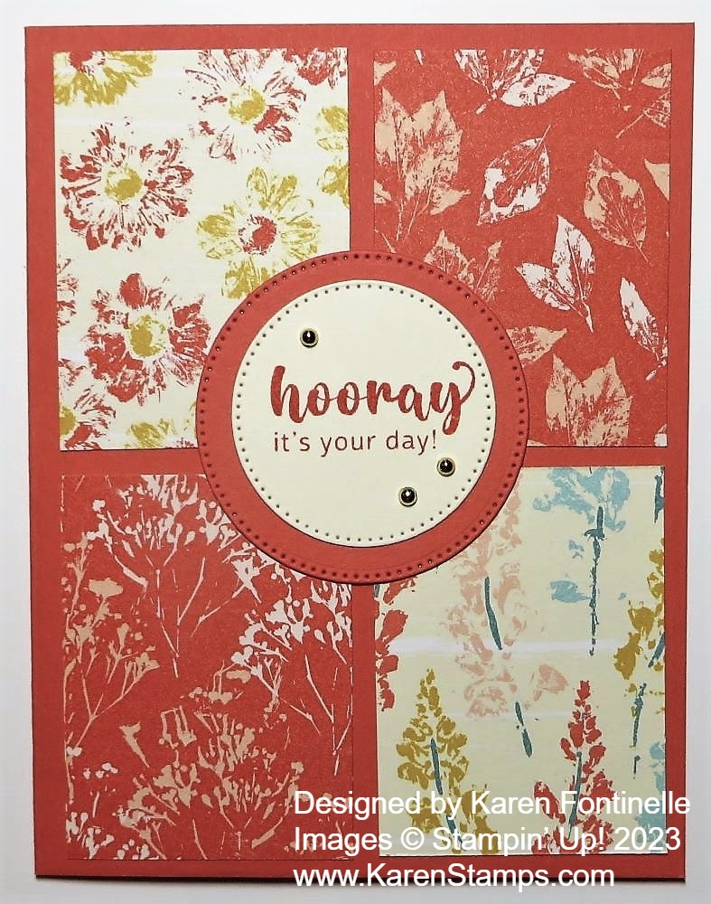 Easy Scrappy Strip Card Making Technique with Patterned Paper for