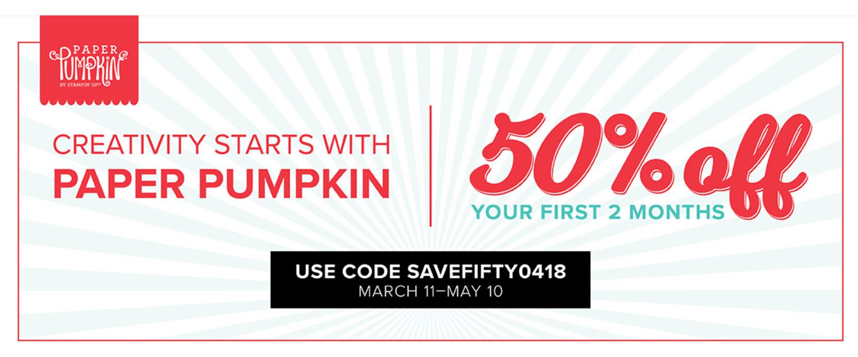 Paper Pumpkin 50 off 2018