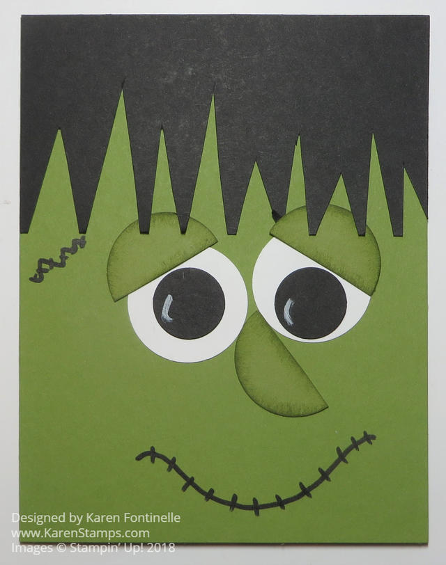 Frankenstein Halloween Card