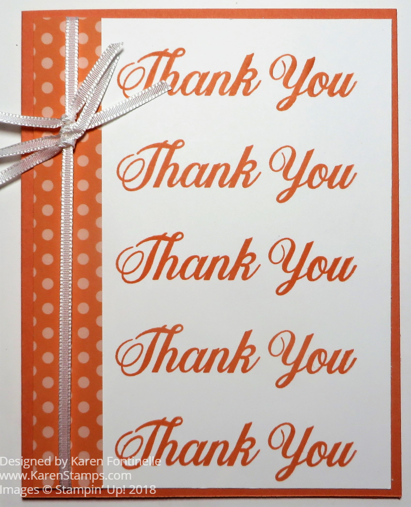 Stamparatus Thank You Card