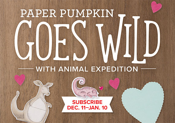 Paper Pumpkin Jan 2019 Wild Animal Expedition Kit