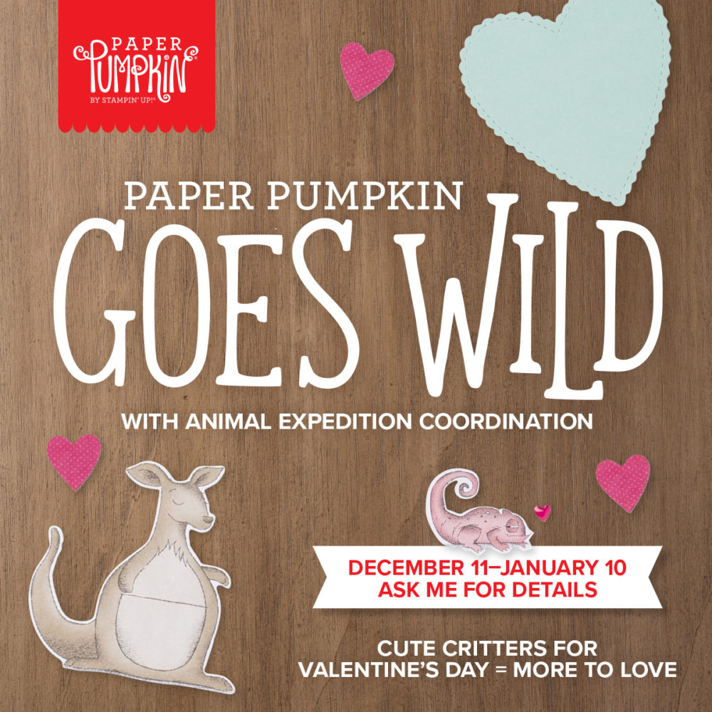 Paper Pumpkin January 2019 Kit Wild Ad