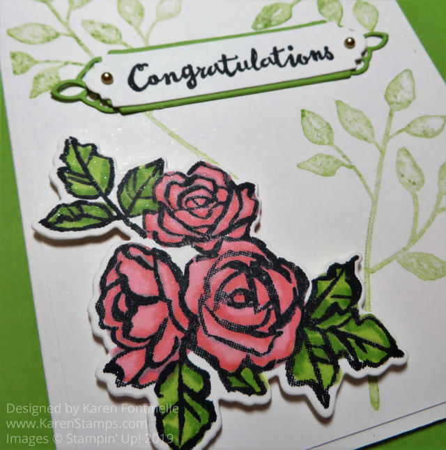 Petal Palette Graduation Congratulations Card Closeup