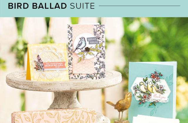 Bird Ballad Suite Samples by Stampin' Up!