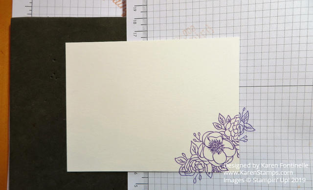 Easy Monochromatic Bloom & Grow Card Inside Stamping