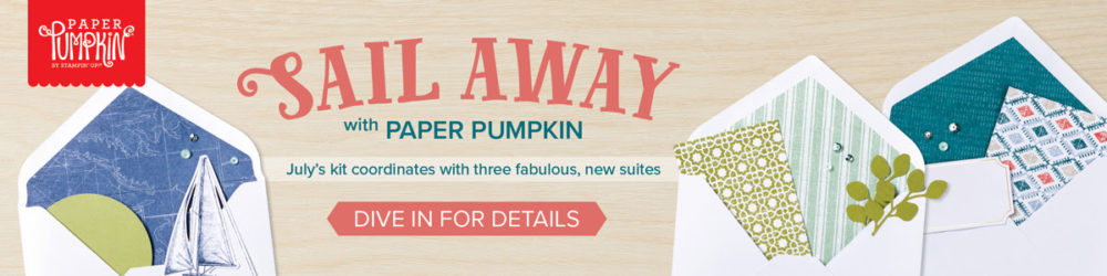 Paper Pumpkin Sail Away Small Banner July 2019