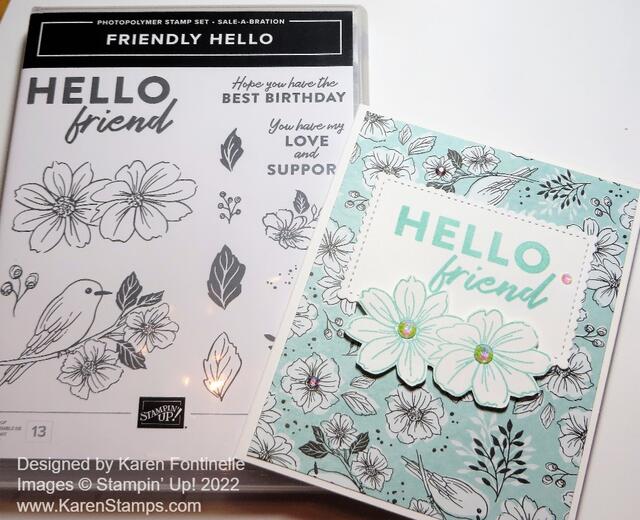 Hello Friend Greeting Card