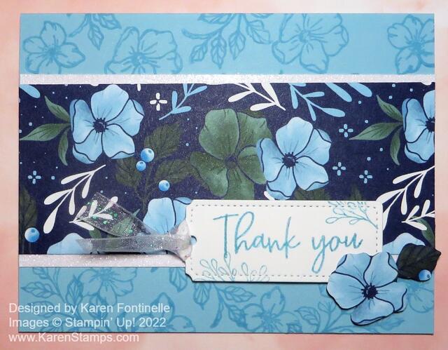 Fitting Florets Thank You Card