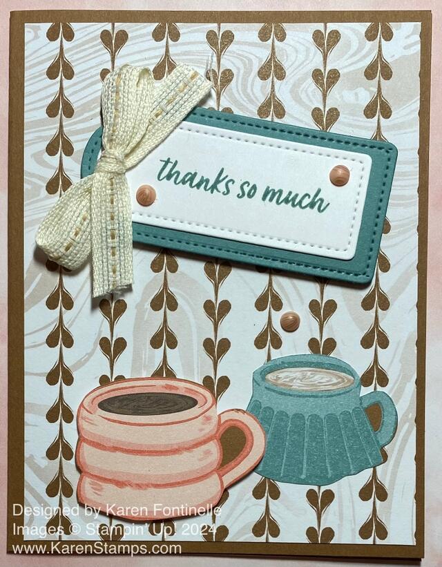 A Little Latte Thank So Much Card