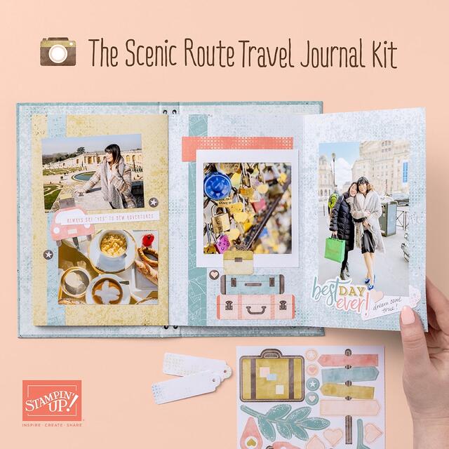 Kits Collection Scenic Route Travel Journal Kit