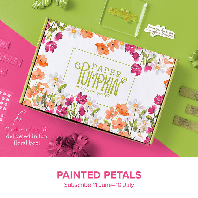 Paper Pumpkin Kit Painted Petals Sq Ad