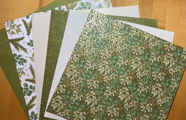 Season of Green & Gold Specialty Paper