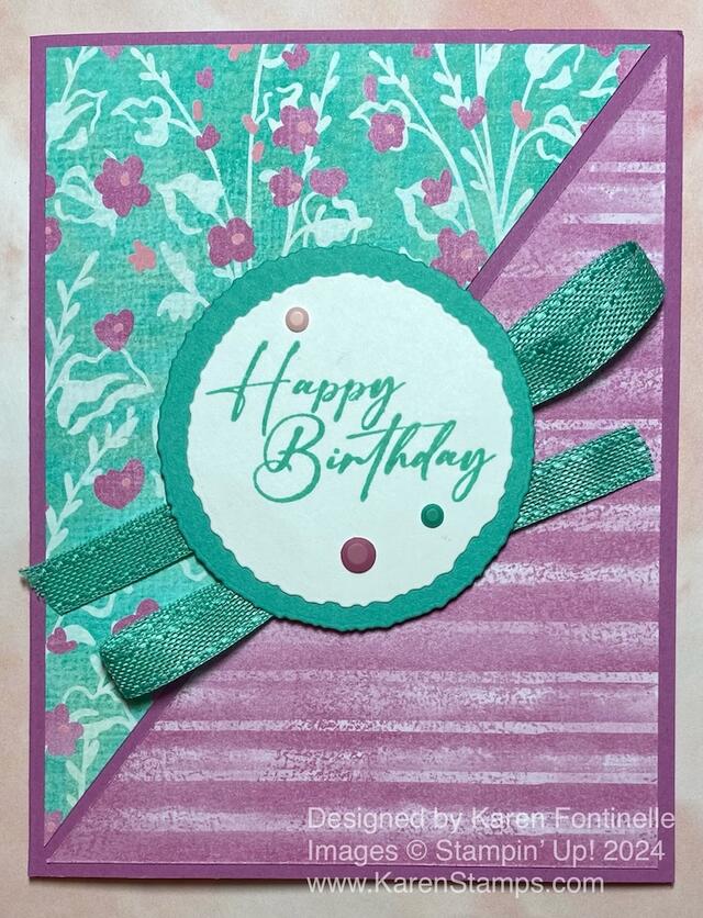 Unbounded Beauty Split Birthday Card