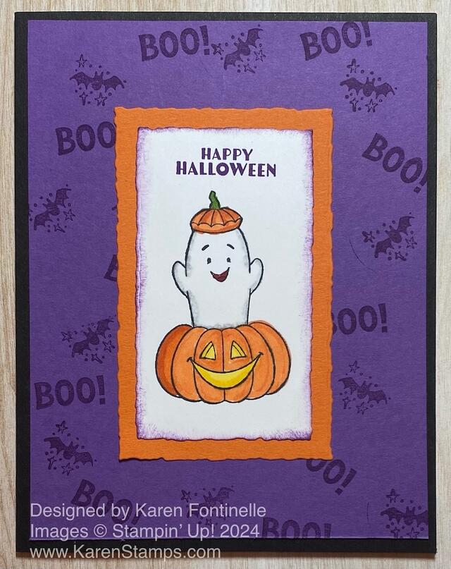 Playful Ghosts Halloween Card