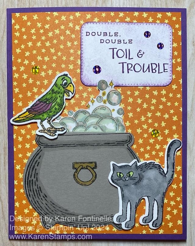 Potions & Spells Halloween Card