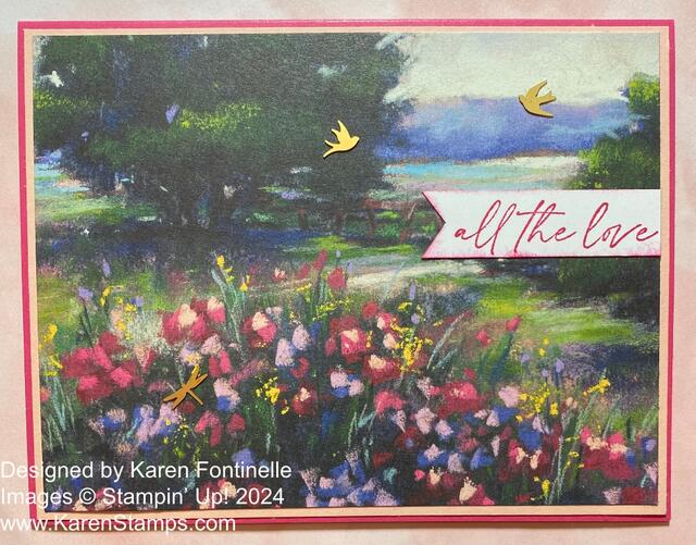 Meandering Meadows Love Card