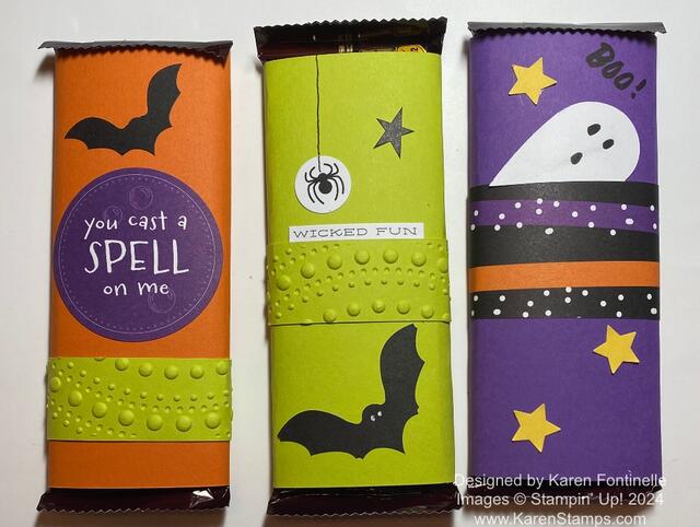 Halloween Memories Decorated Candy Bars