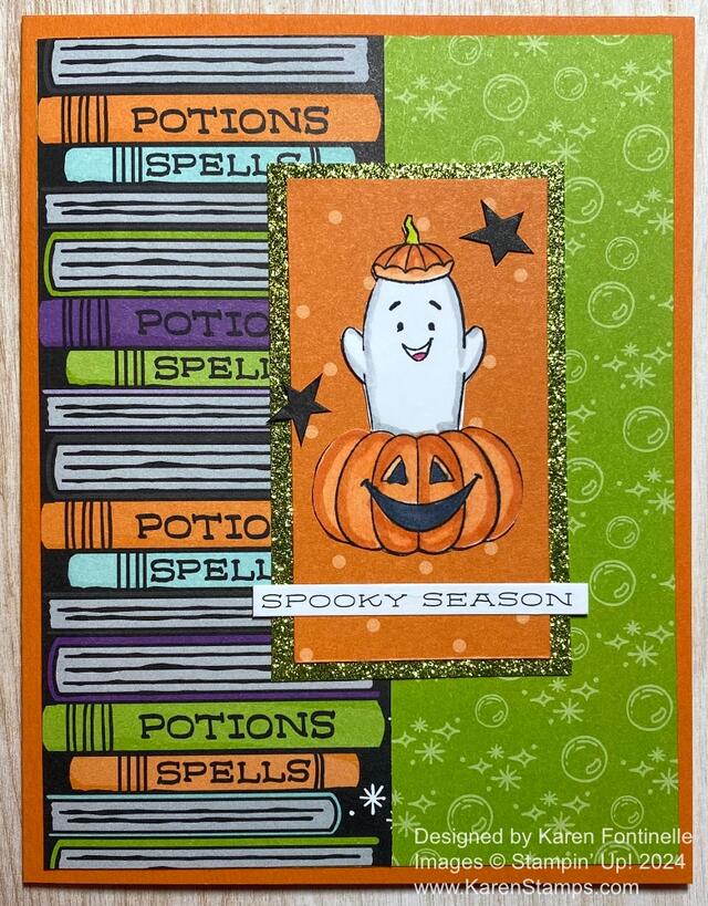 Halloween Memories Spooky Ghost Card