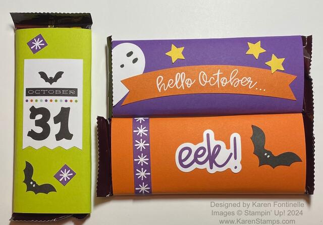 Halloween Memories Stickers Candy Bars