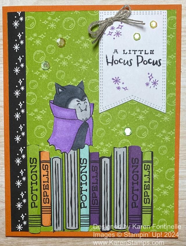 Potions & Spells Hocus Pocus Halloween Card