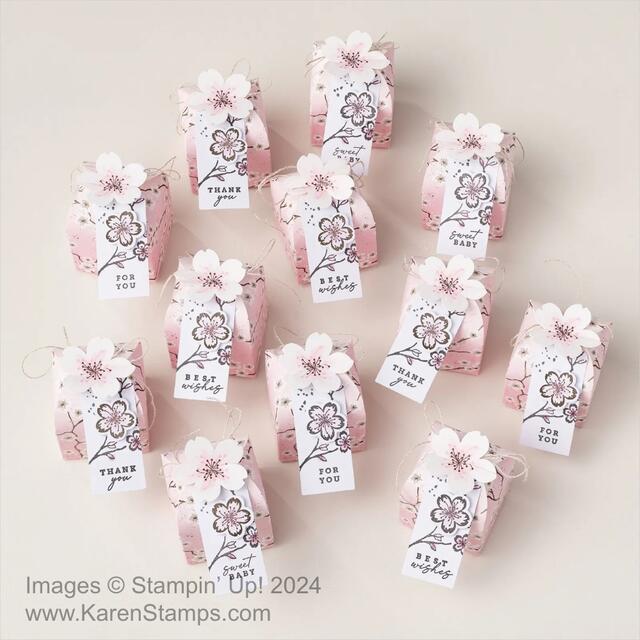 Cherry Blossom Treat Box Kit Assembled