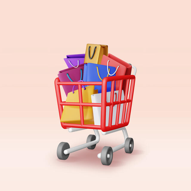 Shopping Cart & Bags