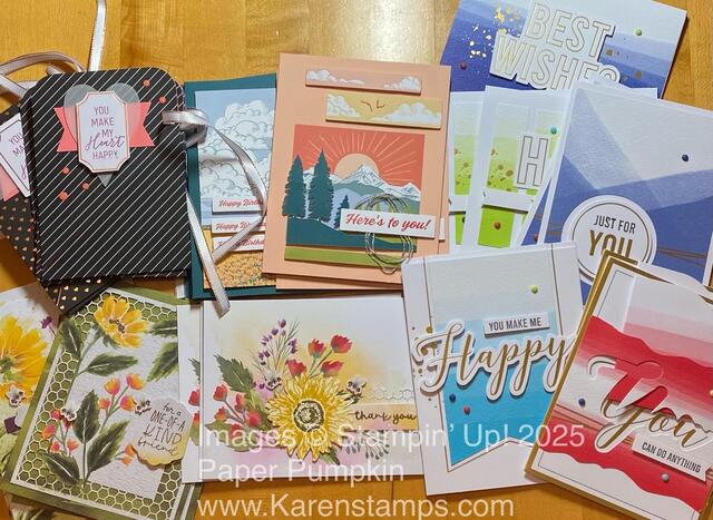 Paper Pumpkin Assorted Cards