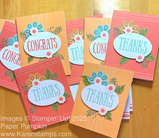 Paper Pumpkin Cards