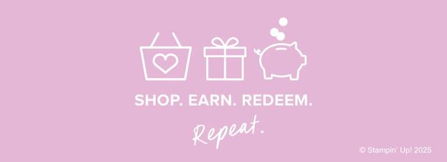 Stampin' Up Rewards Banner purple